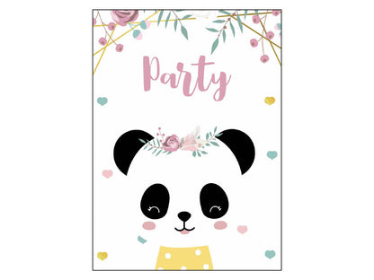 Poster - Panda &quot;Party&quot;