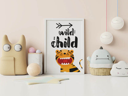 Poster - Tiger &quot;wild child&quot;